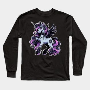 Gothic Unicorn Kawaii Long Sleeve T-Shirt